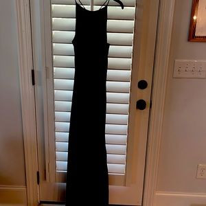 Beautiful sexy black cocktail dress